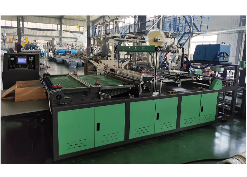 Fully automatic courier bag dual channel bag making machine SliderImage
