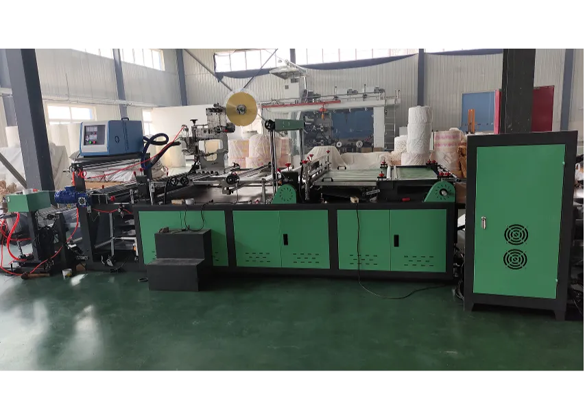 Fully automatic courier bag dual channel bag making machine SliderImage