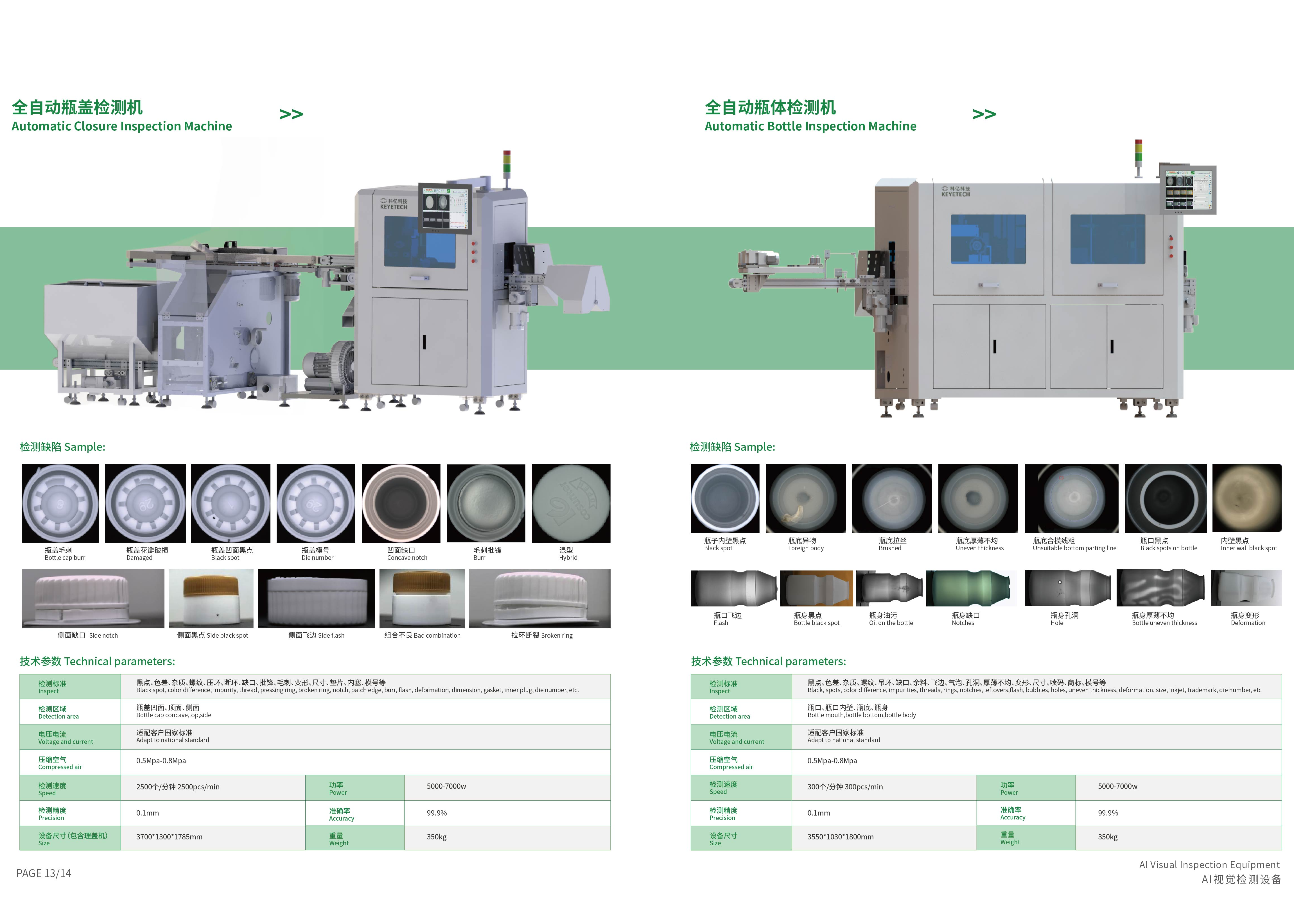 Automatic Bottle Inspection Machine SliderImage