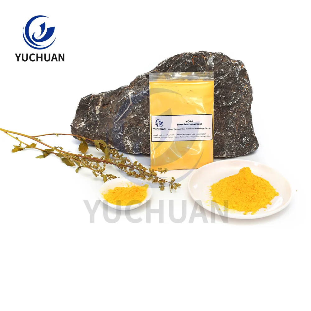 Azodicarbonamide ADC Blowing Agent for Leather HS Code 292700 CAS No 123773 Manufacturer/Factory SliderImage