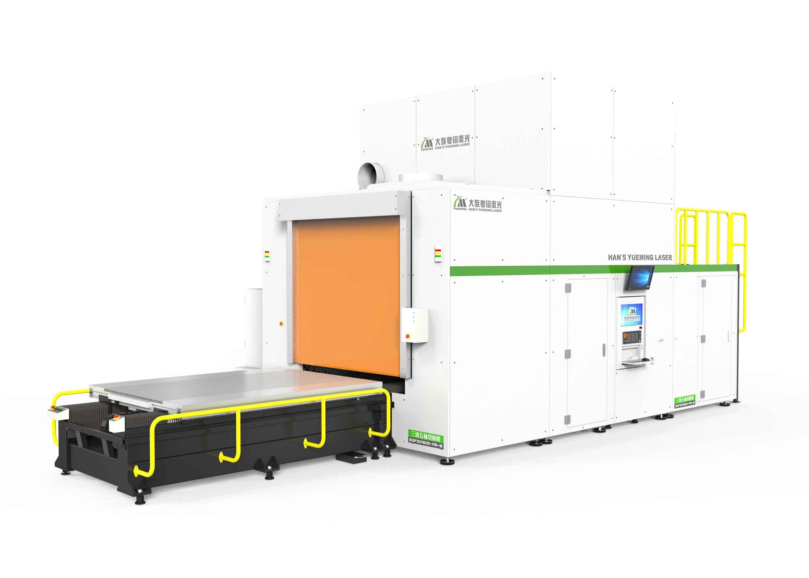 Composite material large format 3D CO2 laser cutting machine SliderImage