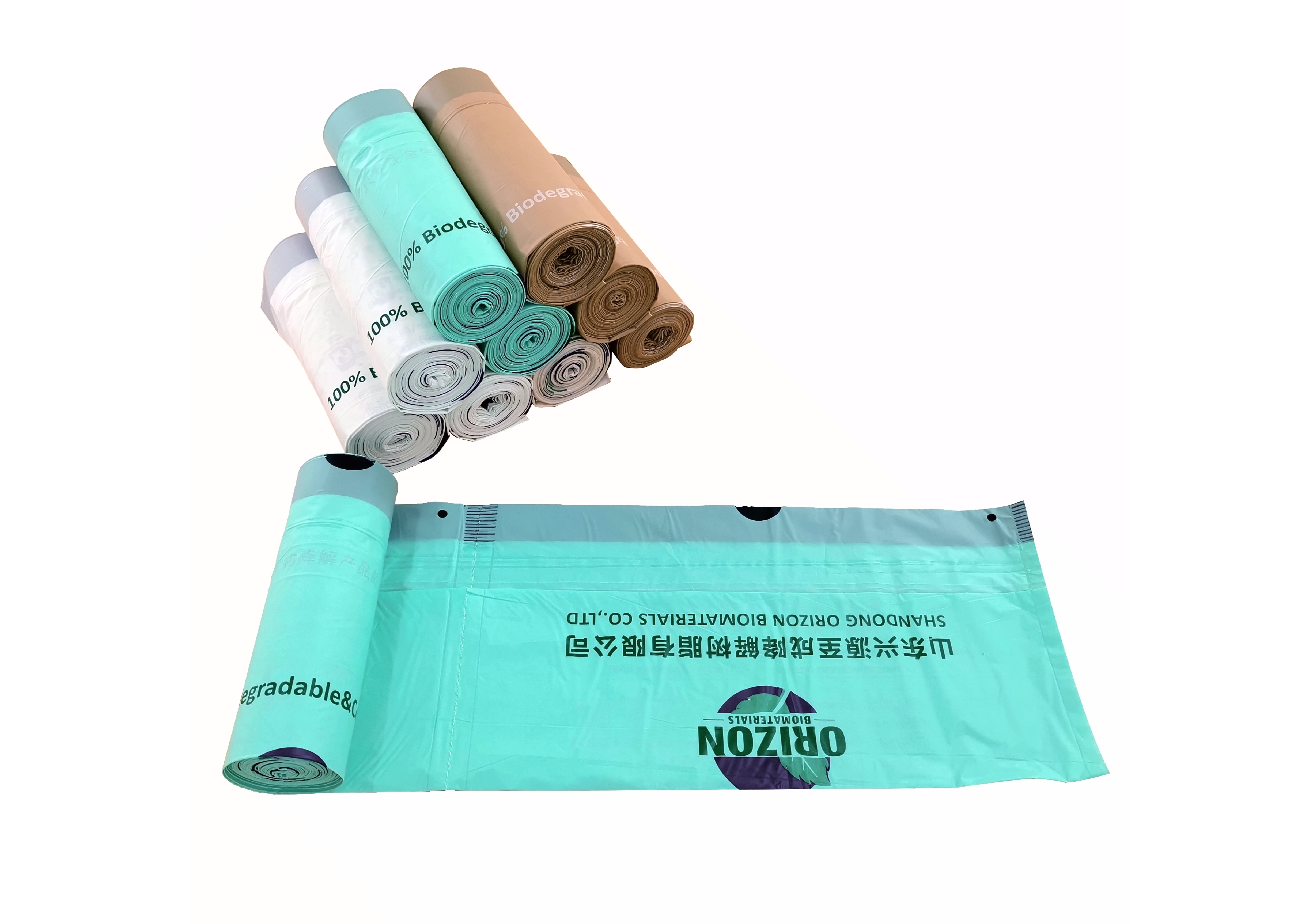 Biodegradable and Compostable Drawstring Bag SliderImage