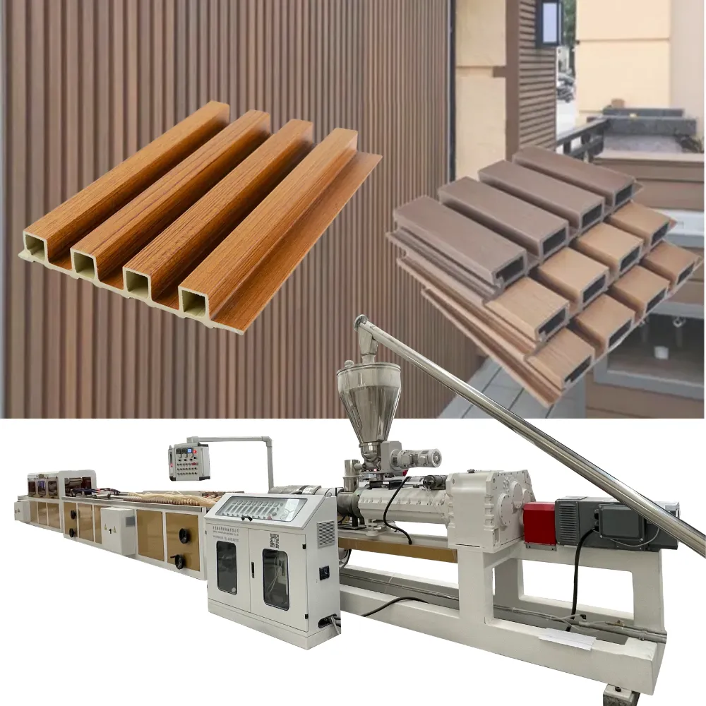 PP PE WPC Wood-Plastic Profile Extrusion Line SliderImage