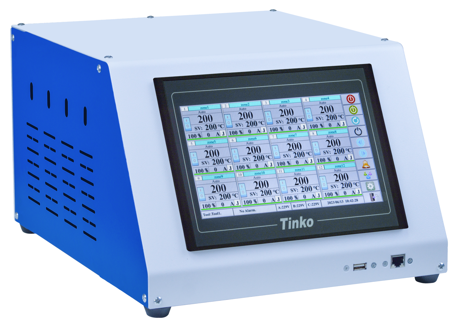 4-Channel PID Hot Runner Temperature Controller For Plastic Injection Molding SliderImage