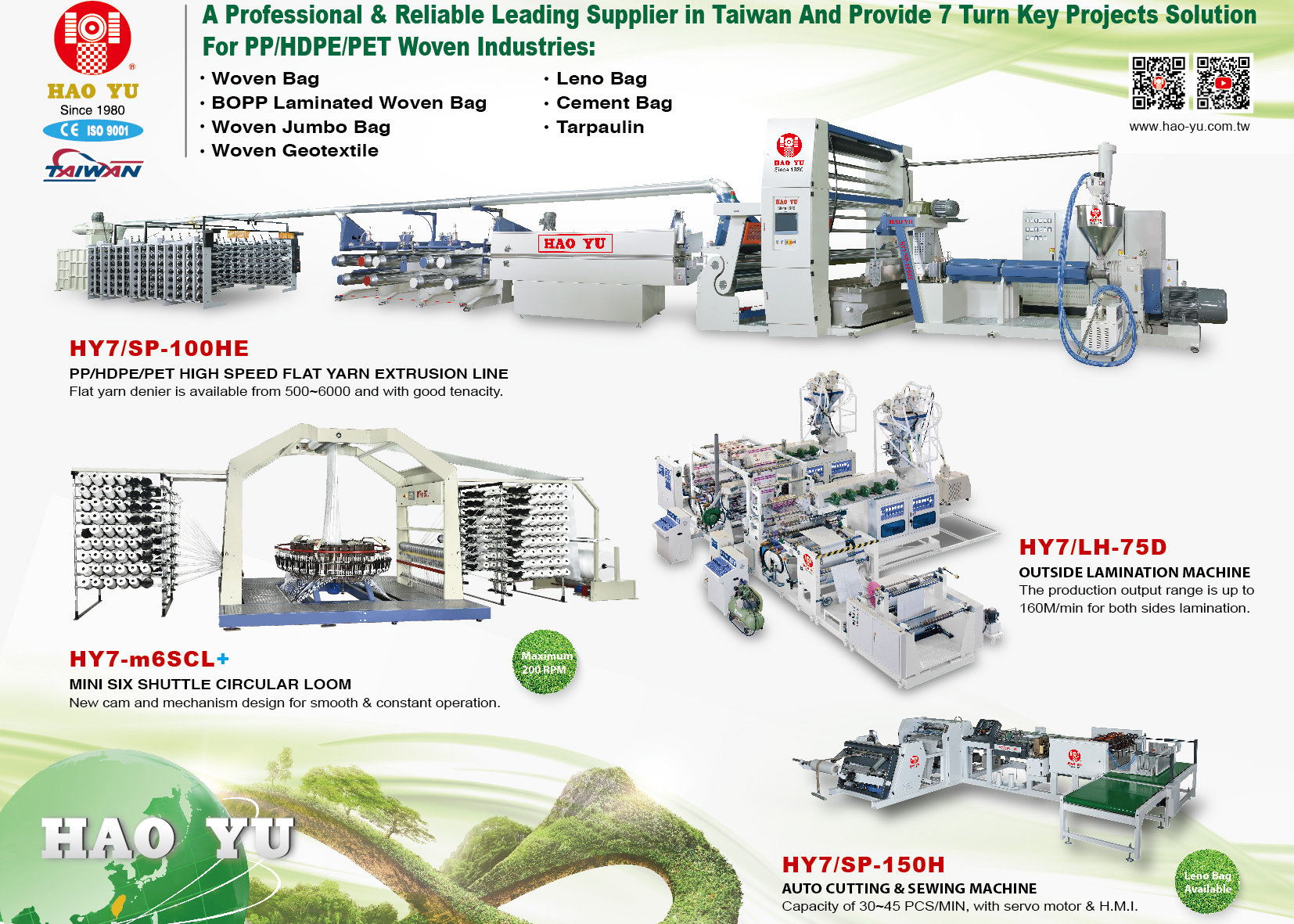 PP/HDPE/PET WOVEN BAG MACHINE MACHINE  SliderImage