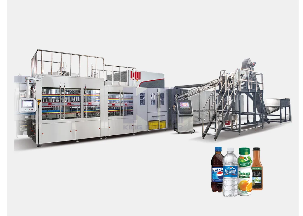 Automatic Combiblock Blowing Filling Capping Machine For Water Juice Carbonated Soft Drink SliderImage