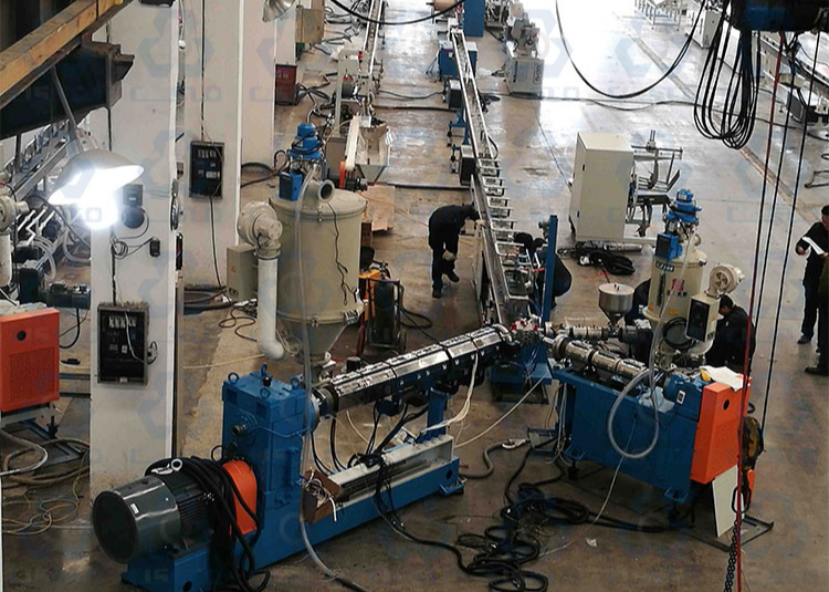 HDPE PE Polyethylene micro duct microduct pipe tube hose making machine SliderImage