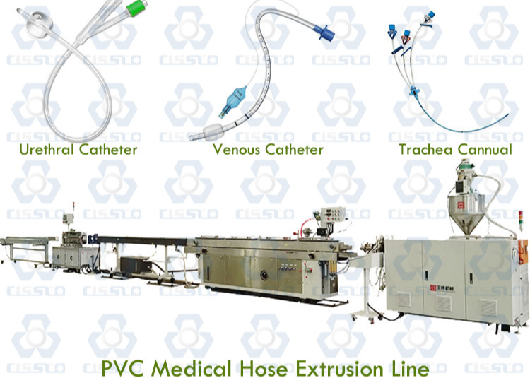 PVC medical pipe making machine for urethral catheter, venous catheter, C SliderImage