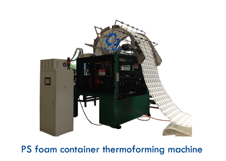 PS polystyrene foam box thermoforming machine SliderImage