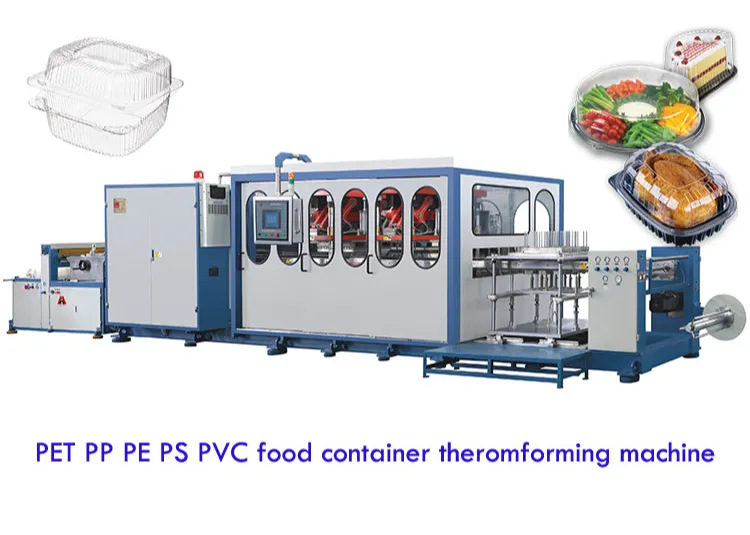 PET PP PS PE PVC food box thermoforming machine | One-click to Connect with Plastics and Rubber Products