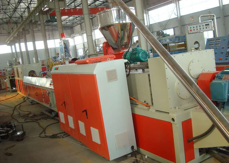 PVC PE Polywood Plywood WPC Wood Plastic Board Production Line SliderImage