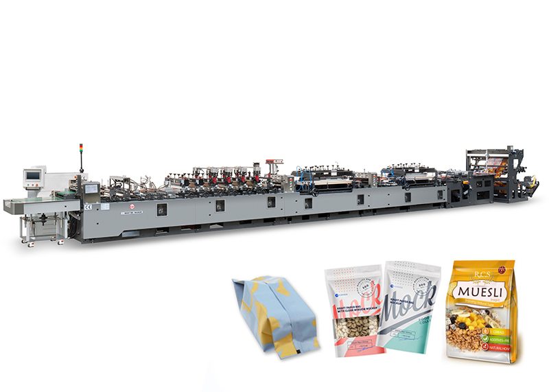CWZD-600ZF+SZ High Speed Bag Making Machine Specially for Central and Bottom Sealing Bag SliderImage