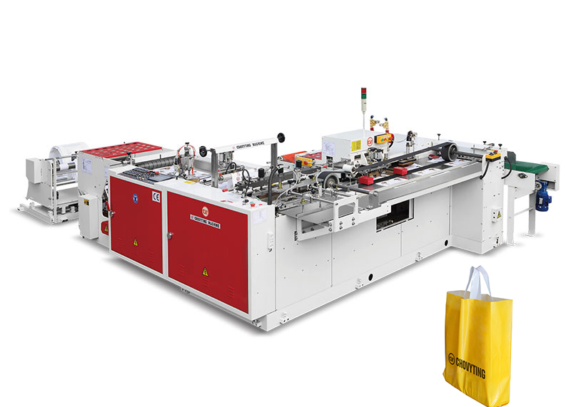 CW-500ZD Fully Automatic Bottom Seal Soft Loop Handle Bag Making Machine SliderImage