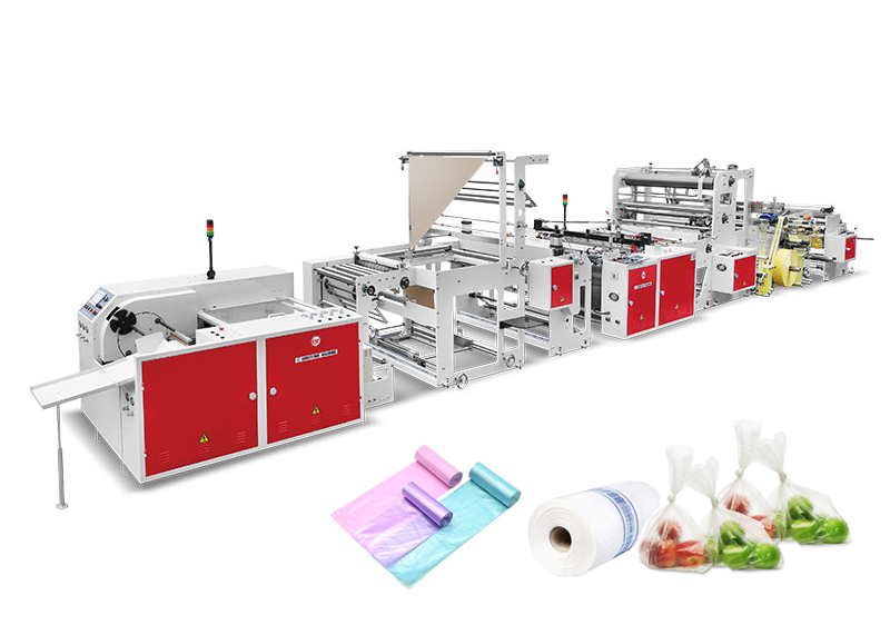 CW-1000PR+C2 Fully Automatic Bottom Sealing Machine For Bag-on-roll With Core and Without Core SliderImage