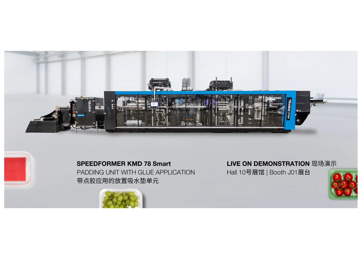 SPEEDFORMER KMD 78 Smart with padding unit with glue application SliderImage