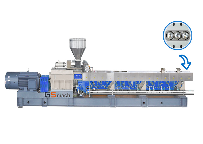 Triple Screw Extruder machine | Plastics and Rubber Product