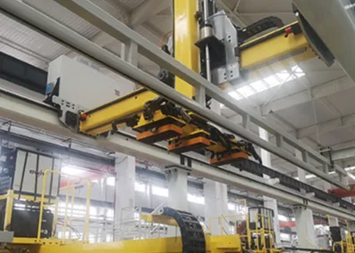Automated permanent magnet _ truss robot magnetic handling SliderImage
