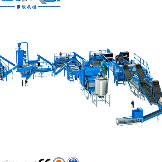 Food Grade Bottle To Bottle PET Bottle Washing Line SliderImage