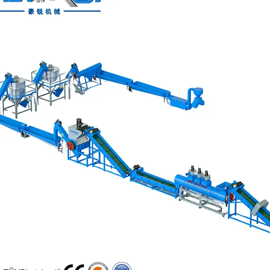 PP PE plastic bottle recycling machine SliderImage