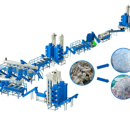 800kg/hr pp pe film washing line with CE for plastic recycling SliderImage