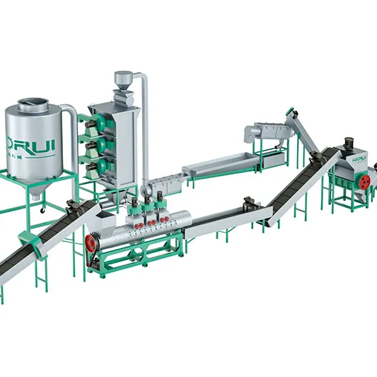 High efficiency 500kg/hr PET sheet Plastic Sheet PET Bottle Recycling Equipment SliderImage