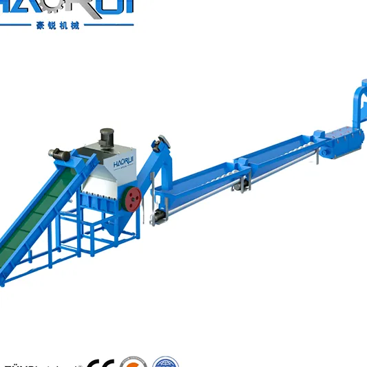 High-Efficiency 1000-1500 kg/h PET Bottle Washing Recycling Line SliderImage