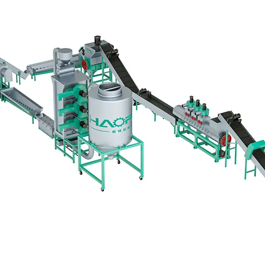 用于塑料回收生产线的高自动化3000kg/h板材和瓶子清洁系统 SliderImage