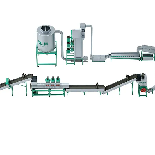 用于塑料回收生产线的高自动化3000kg/h板材和瓶子清洁系统 SliderImage