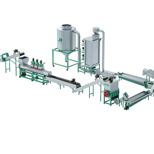 用于塑料回收生产线的高自动化3000kg/h板材和瓶子清洁系统 SliderImage