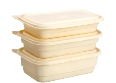可生物降解的一次性食品容器玉米淀粉制成的 PLA 可堆肥午餐盒
