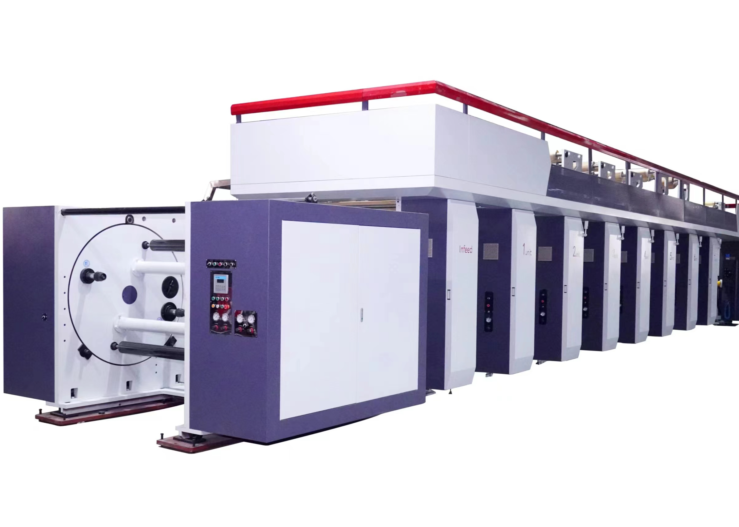 ELS-F400 ELECTRONIC LINE SHAFT GRAVARE PRINTING PRESS(FOR WATER-BASED INK SOLVENT INK ETC.) SliderImage
