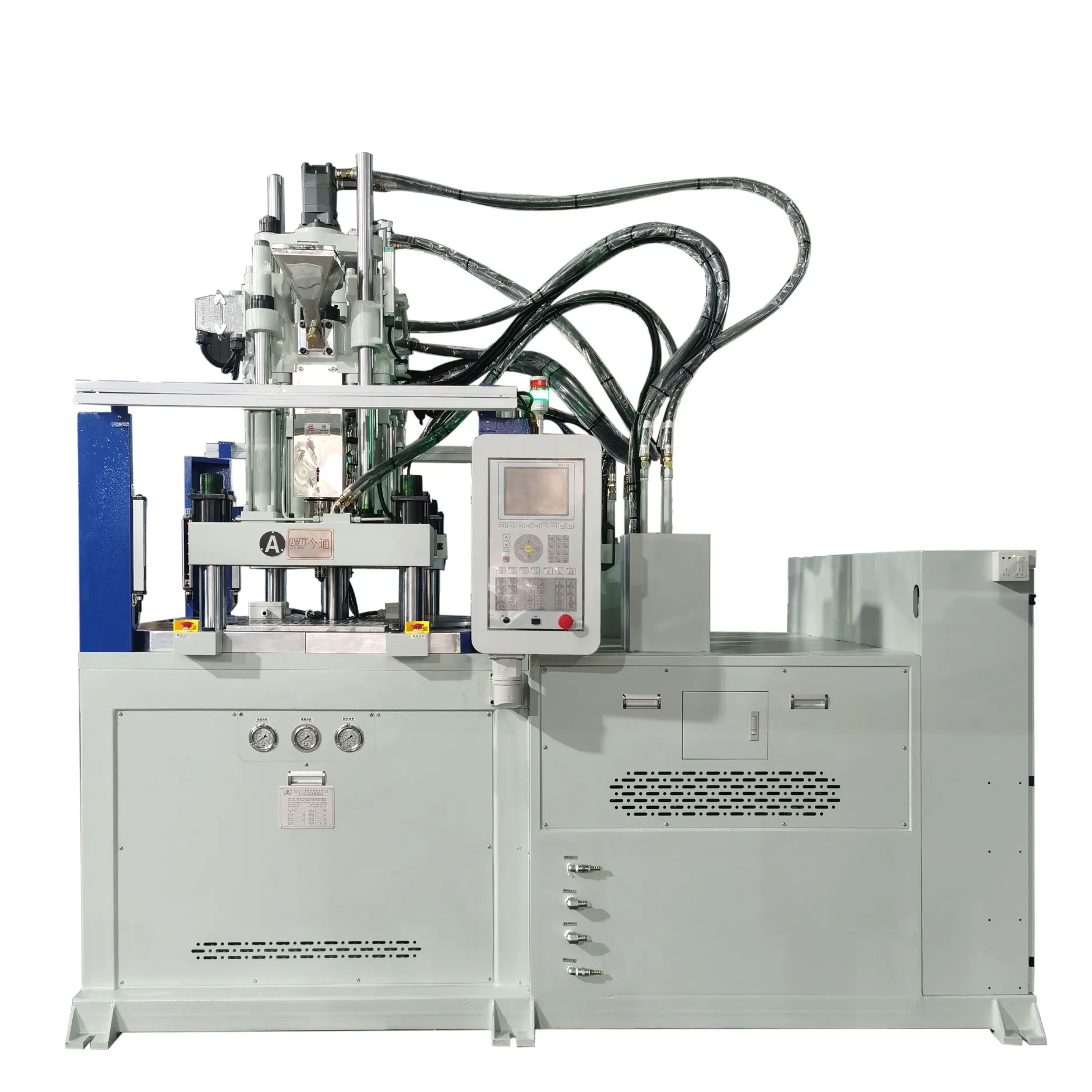 Center turret two color injection molding machine for handle JTT-1100ZT SliderImage