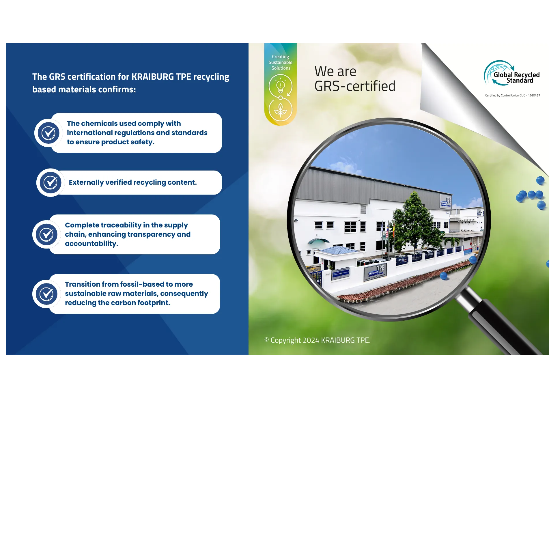 KRAIBURG TPE Achieves GRS Certification SliderImage