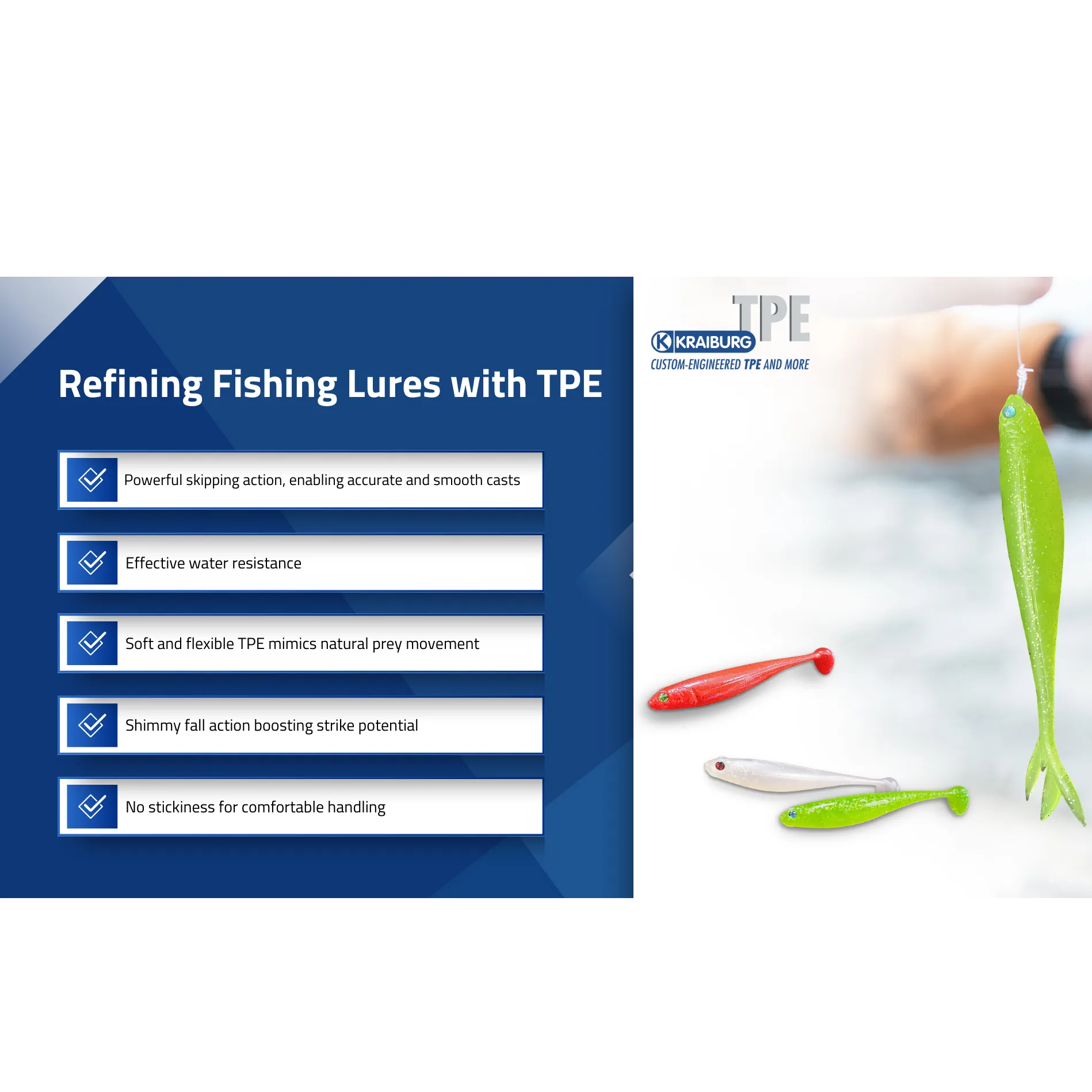 Refining Fishing Lures with Cutting-Edge TPE SliderImage
