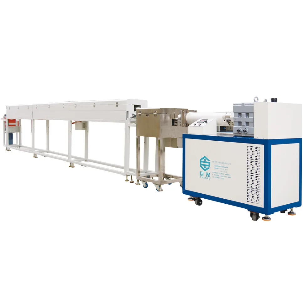 Horizontal monochrome silicone extrusion production line SliderImage