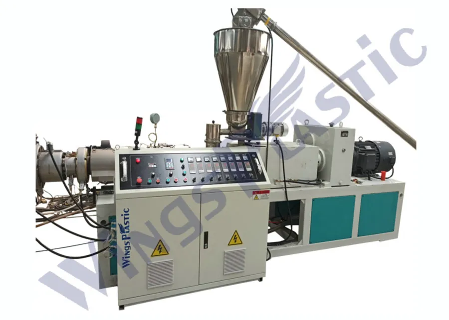 PVC Pipe Making Machine Plastic Pipe Extrusion Machine PVC Pipe Production Line SliderImage