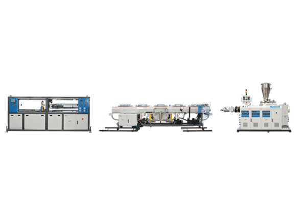 PVC Four/Double Outlet Pipe Extrusion Line SliderImage