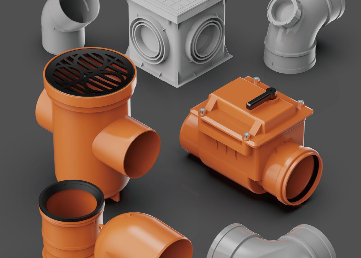 PVC DRAINAGE PIPES &FITTINGS SliderImage