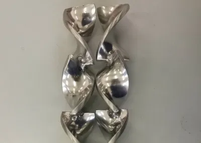 The stainless steel SK static mixer blade assembly