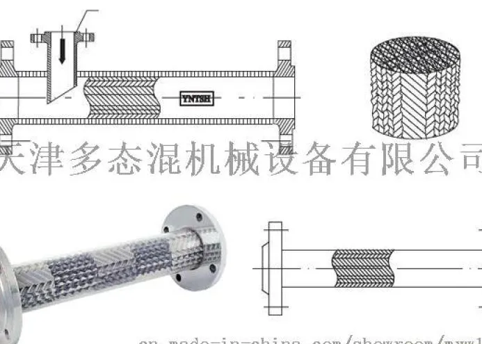 The SK series in-line static mixer SliderImage