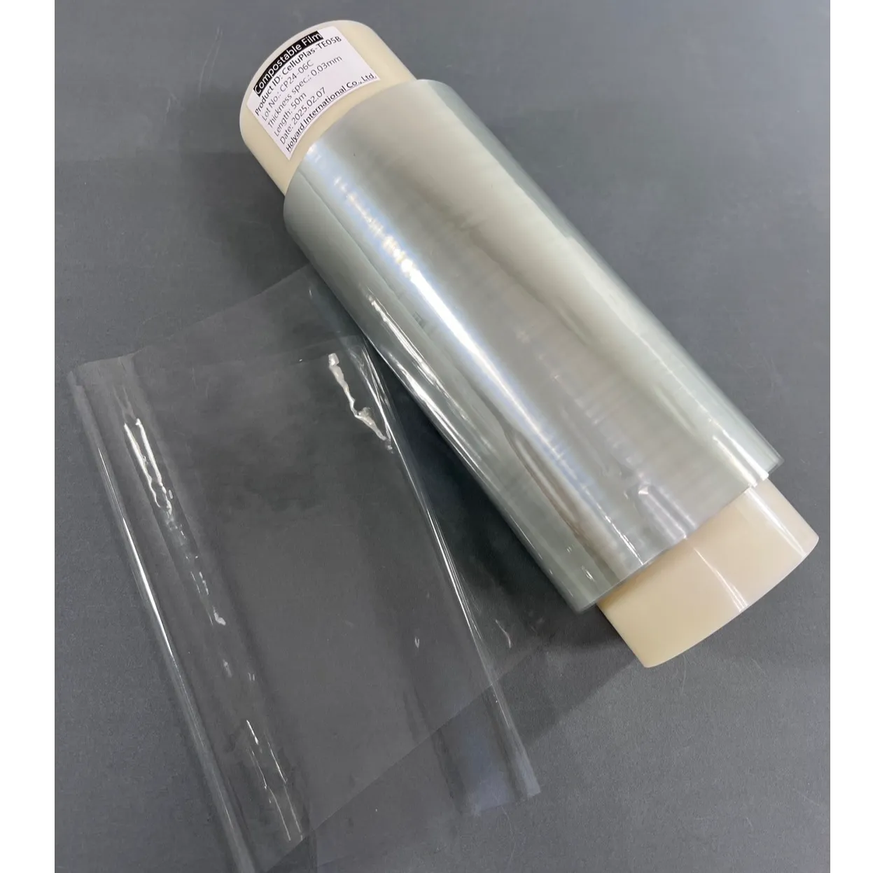Phthalate-free biodegradable Cellulose Acetate Film SliderImage