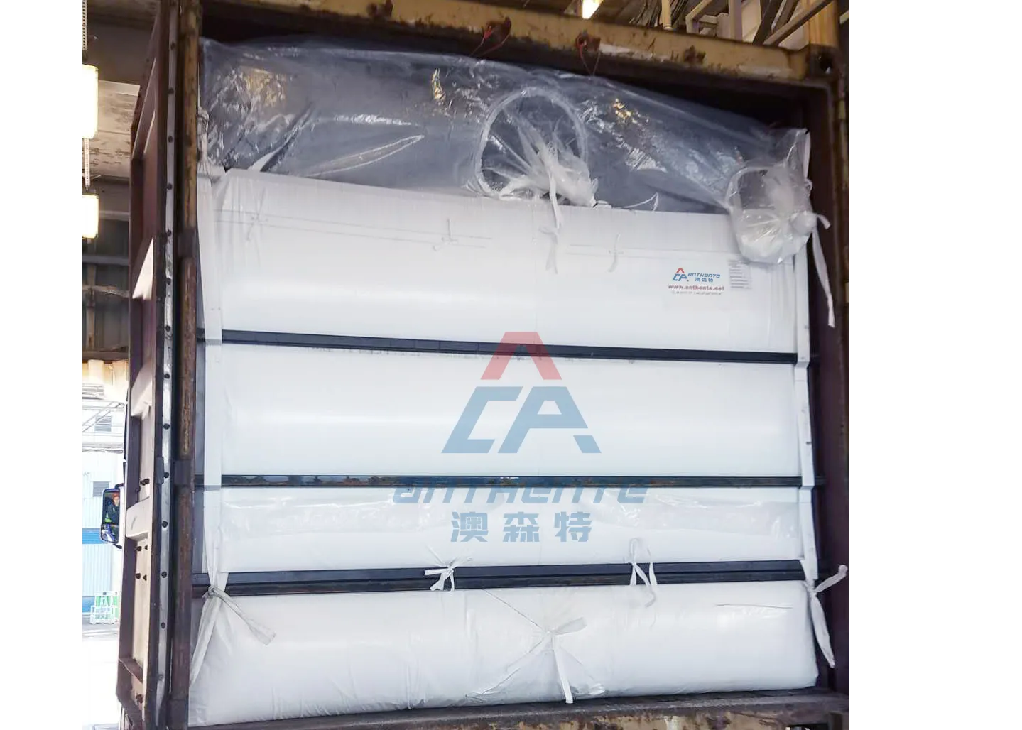 High Quality 20FT High Strength Dry Bulk Container Liner for PP SliderImage