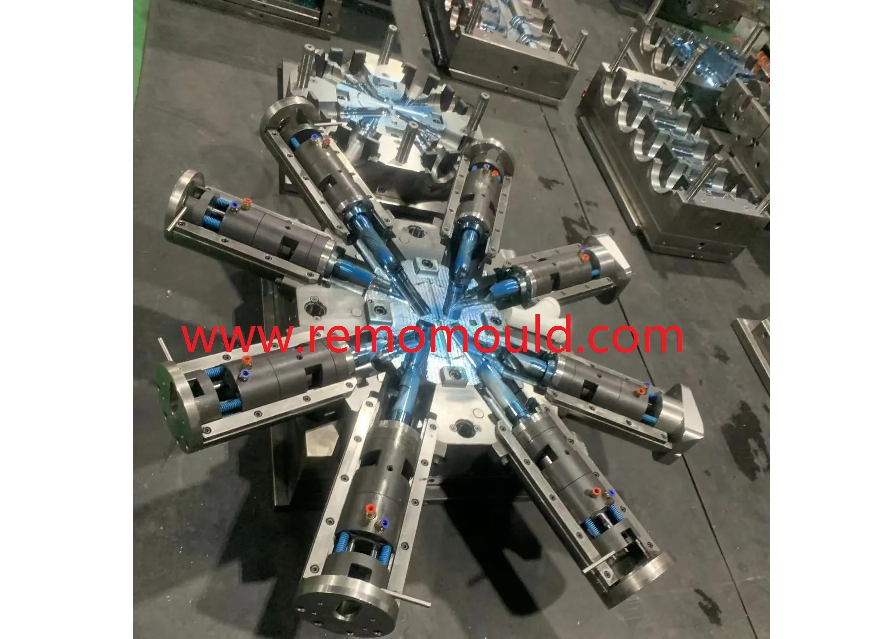 4 Cavity PVC Y Branch Mould SliderImage