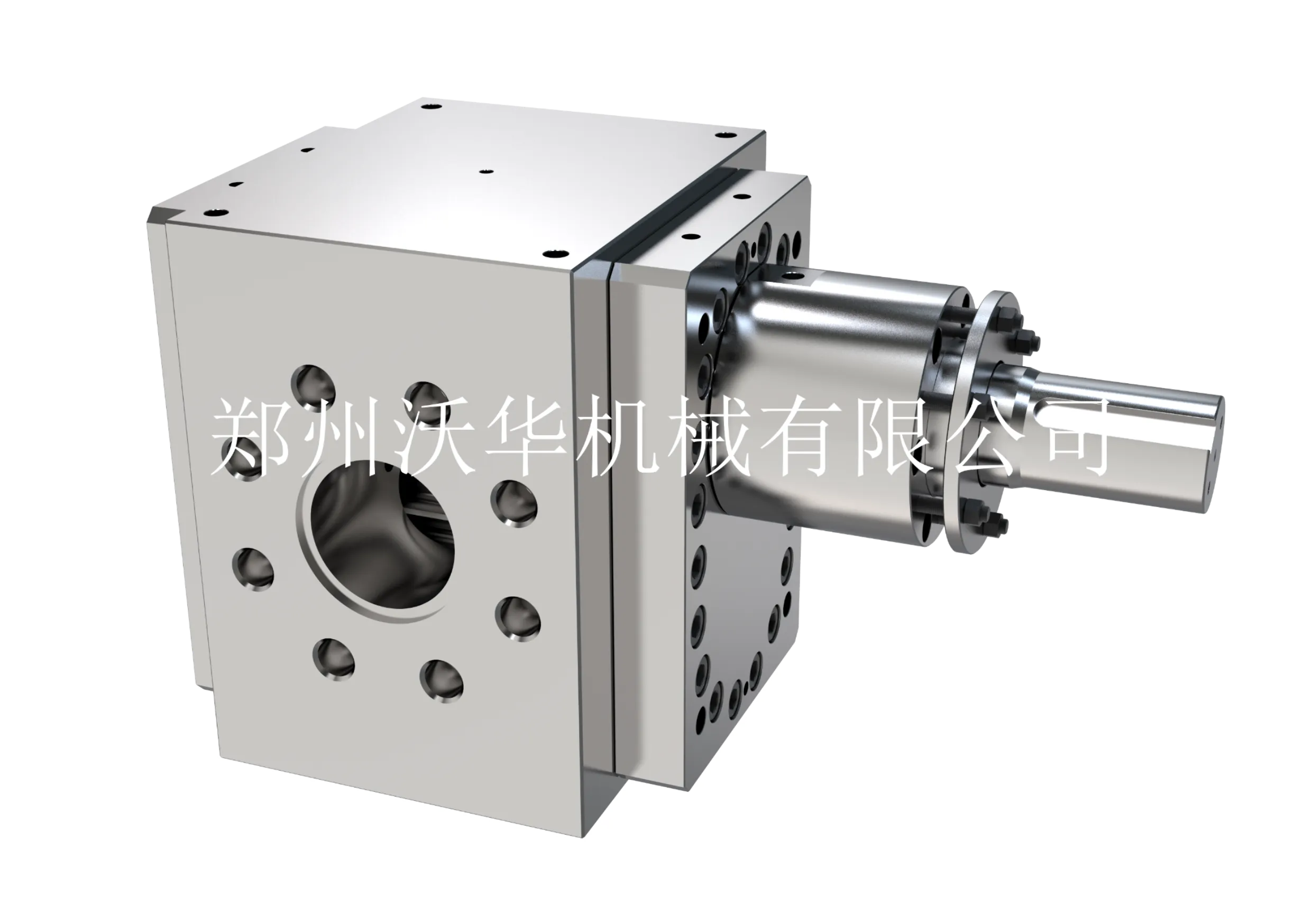 Melt gear pump for extrusion system/Melt pump/Extrusion pump SliderImage