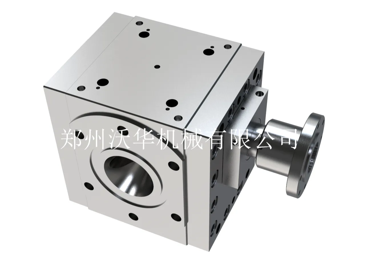 Melt gear pump for extrusion system/Melt pump/Extrusion pump SliderImage