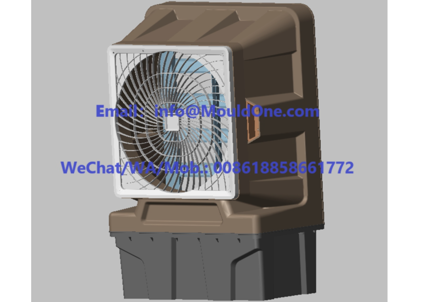 China Taizhou Huangyan plastic injection molding custom plastic cooling fan mould air cooler mold SliderImage