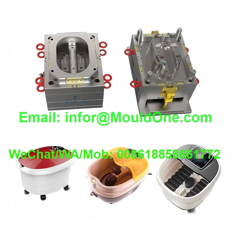 China Custom Plastic Injection Molding High Quality Plastic Foot Spa Tub Mould SliderImage