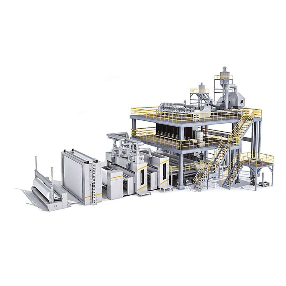 PP/PET Filament Spunbond & Needle Punching Geotextile ProductionLine SliderImage