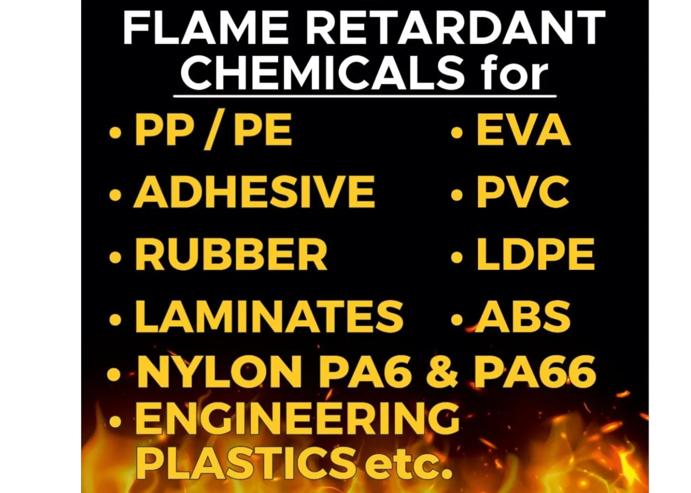 FLAME RETARDANT  HALOGEN FREE /  halogenated   SliderImage