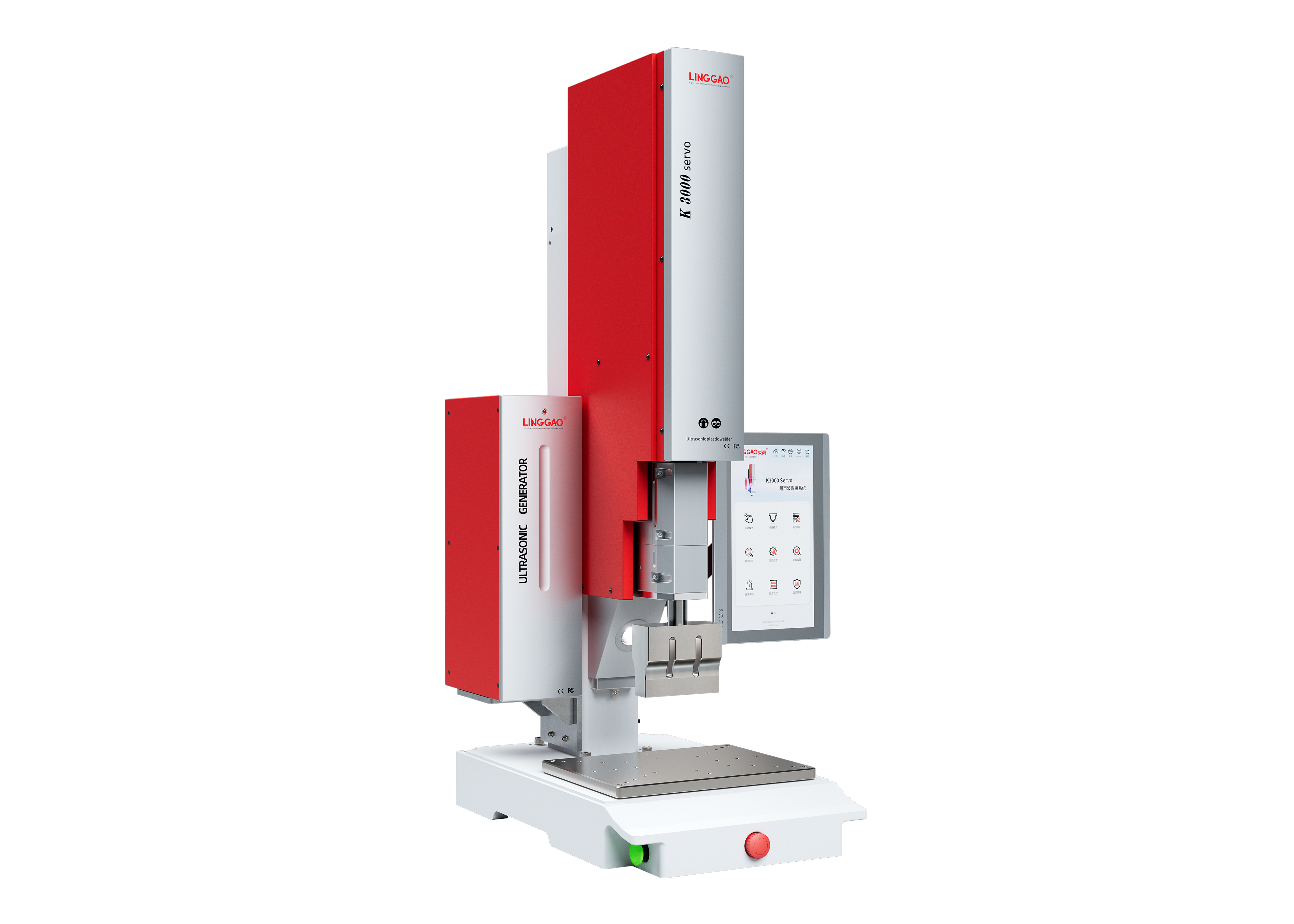 K3000 Servo Ultrasonic Plastic Welding Machines SliderImage